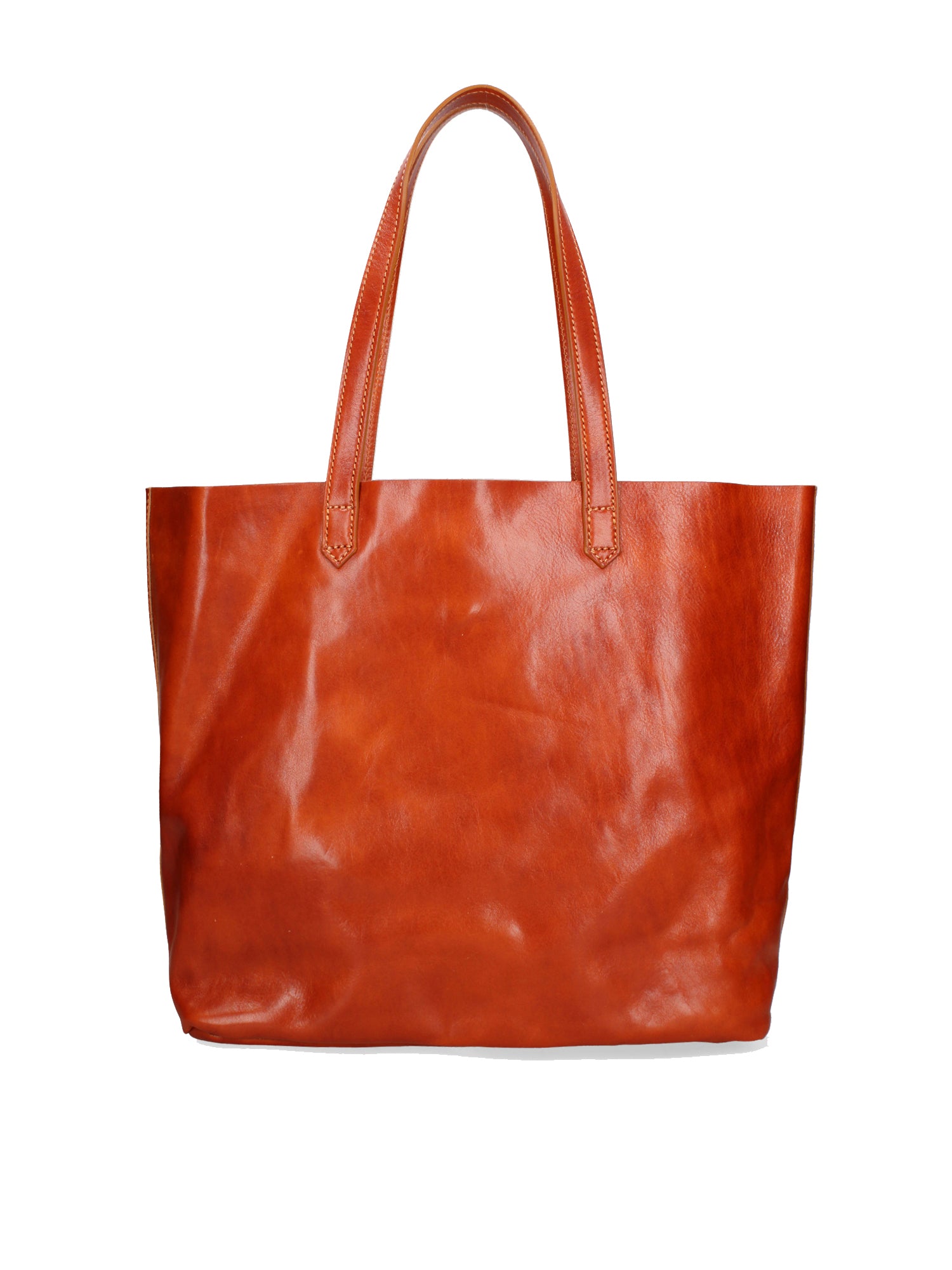 Shoulder Bag I Fratelli Women Genuine leather -Marrone Cognac