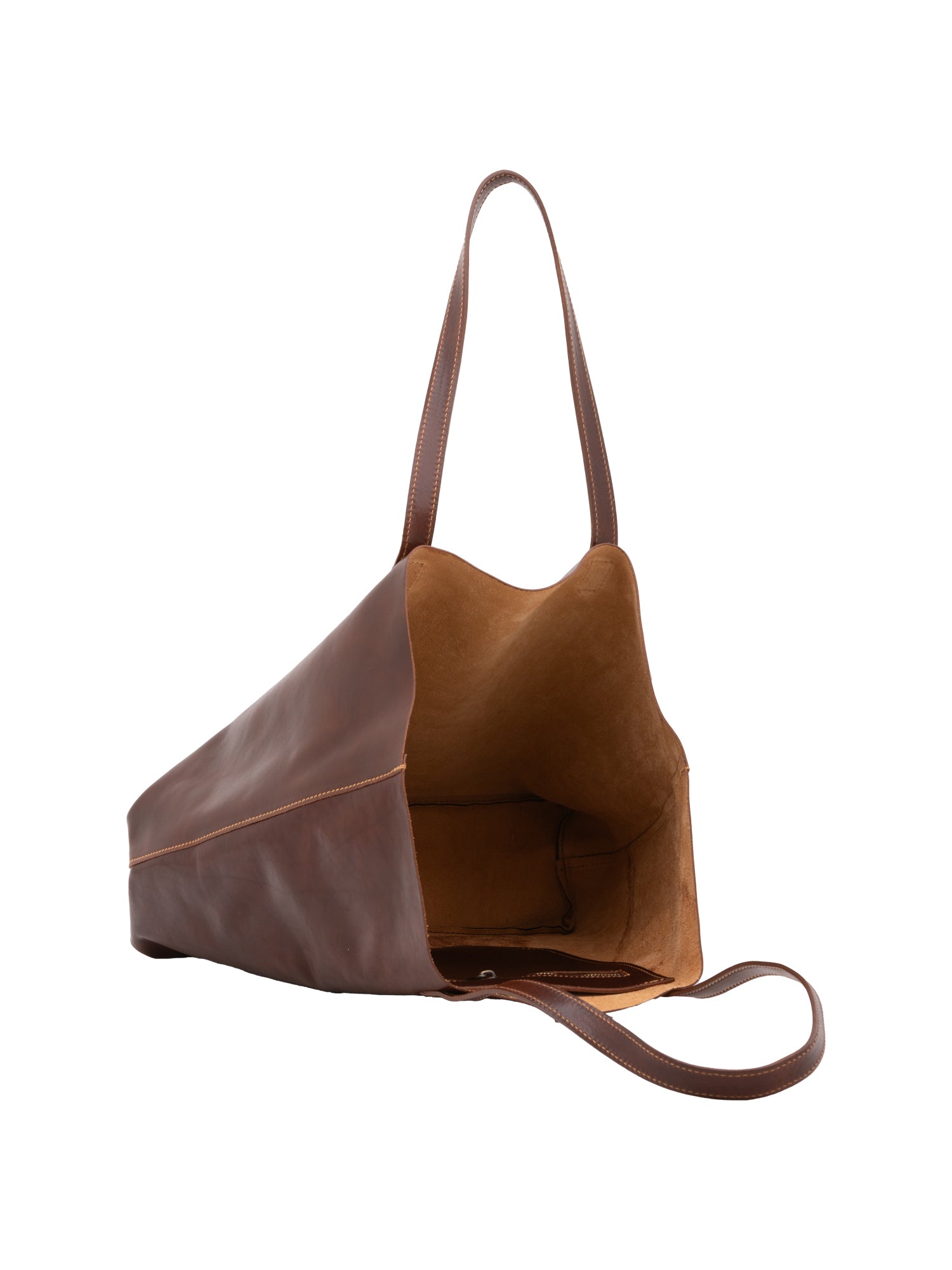Shoulder Bag I Fratelli Women Genuine leather -Marrone Marrone