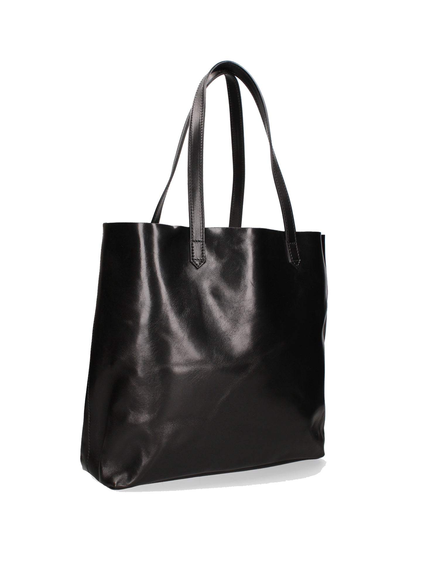 Shoulder Bag I Fratelli Women Genuine leather -Marrone Nero