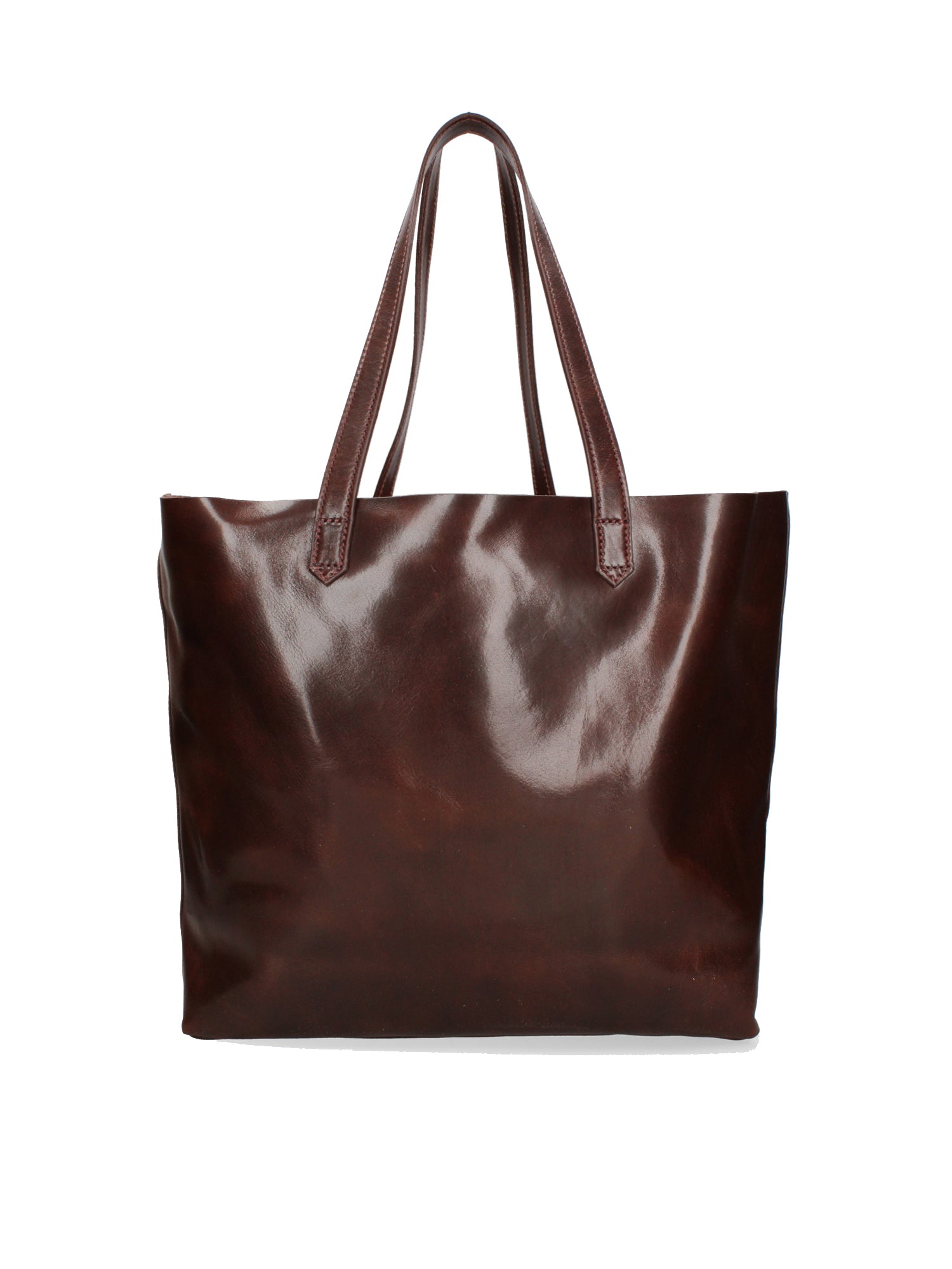 Shoulder Bag I Fratelli Women Genuine leather -Marrone Testa di moro