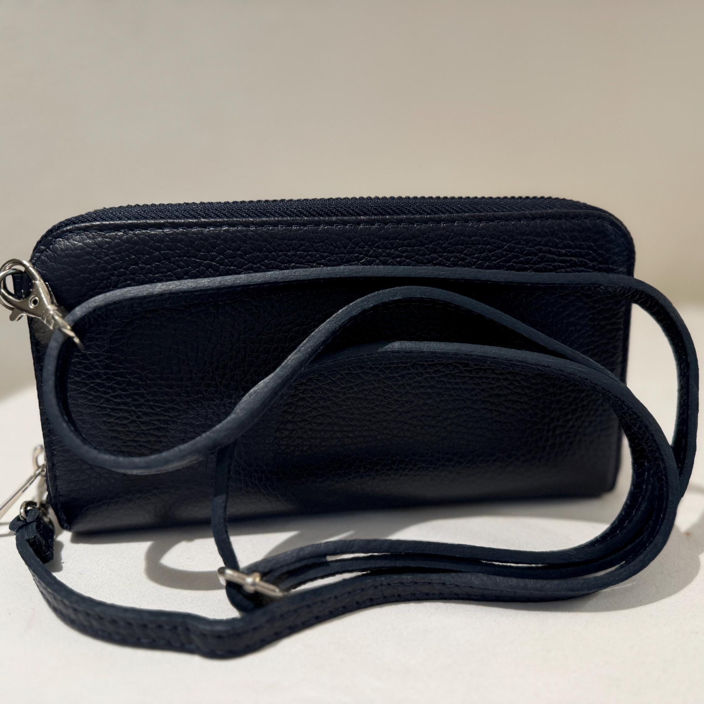 Italian Handmade Leather Bags for Unisex l l Stylish Leather Pouch and Crossbody Bag from Florence, Made in Italy