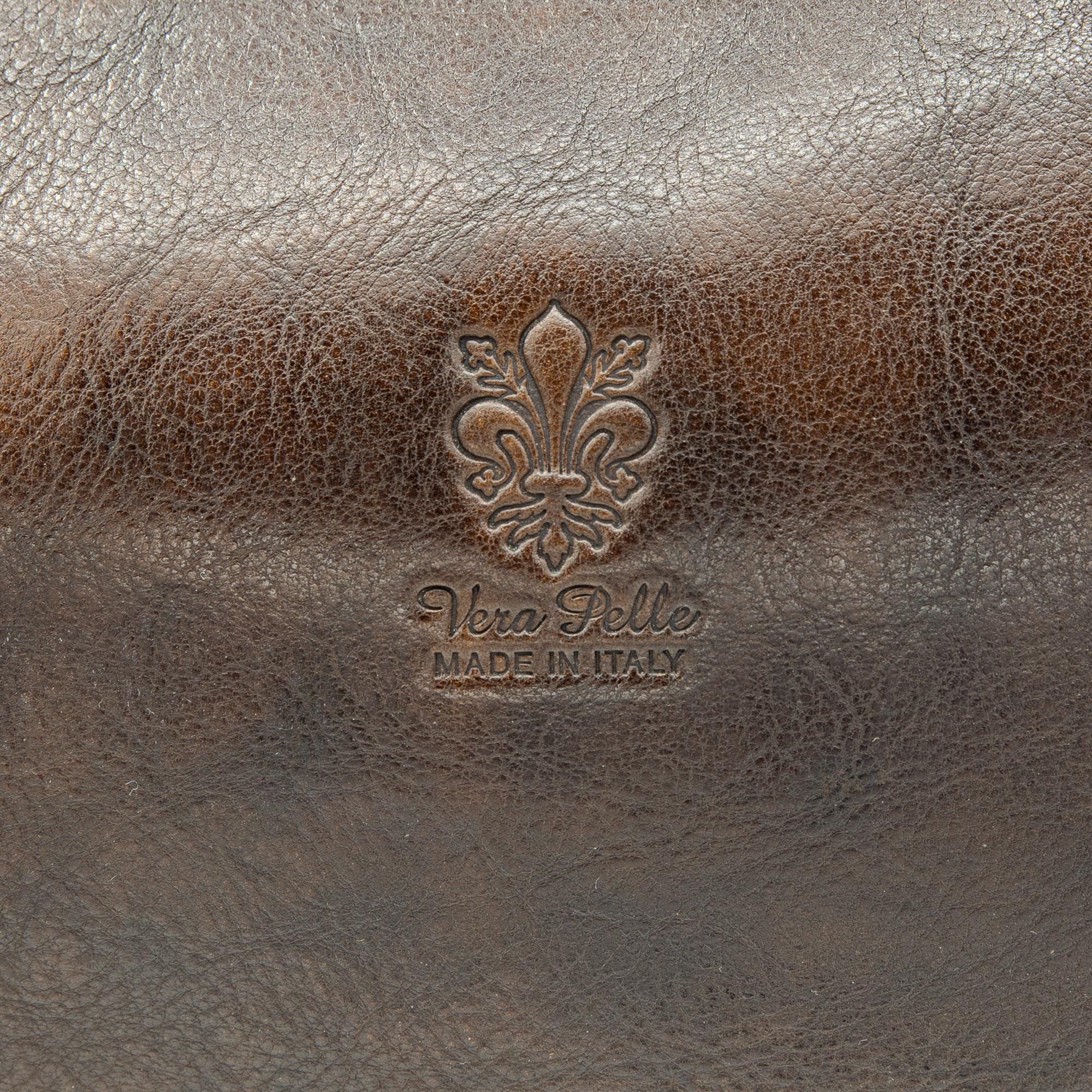 Italian Handmade Leather Bags for Women | Elegant Vintage Shoulder Bag from Florence, Brown Crossbody, Made in Italy