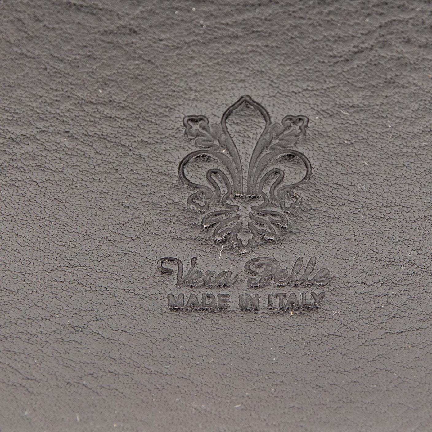 Italian Handmade Leather Bag For Women | Vintage-Inspired Black Leather Satchel From Florence | Elegant Crossbody Bag, Made in Italy