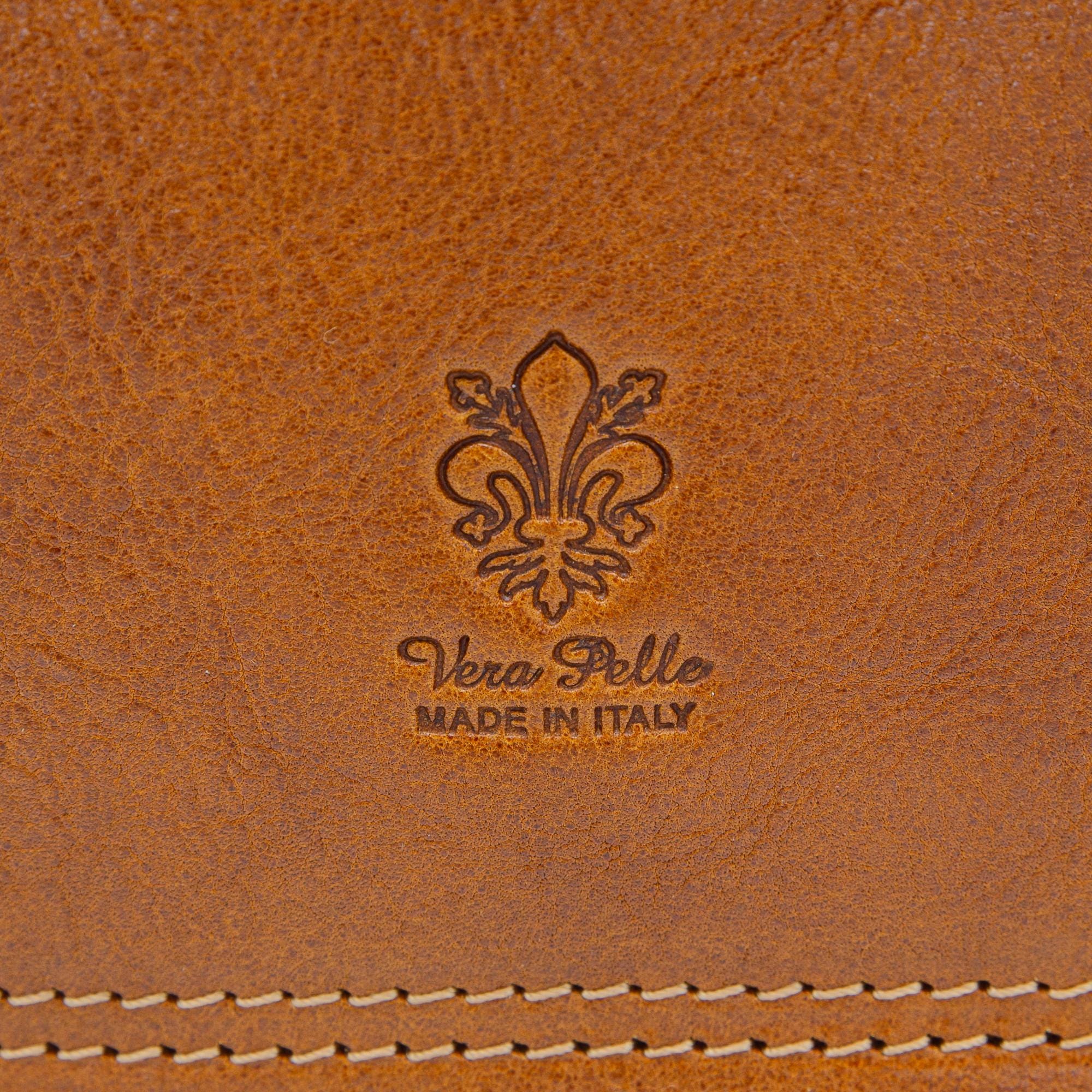 Italian Handmade Leather Bag For Women | Vintage-Inspired Tan Leather Satchel From Florence | Elegant Crossbody Bag, Made in Italy